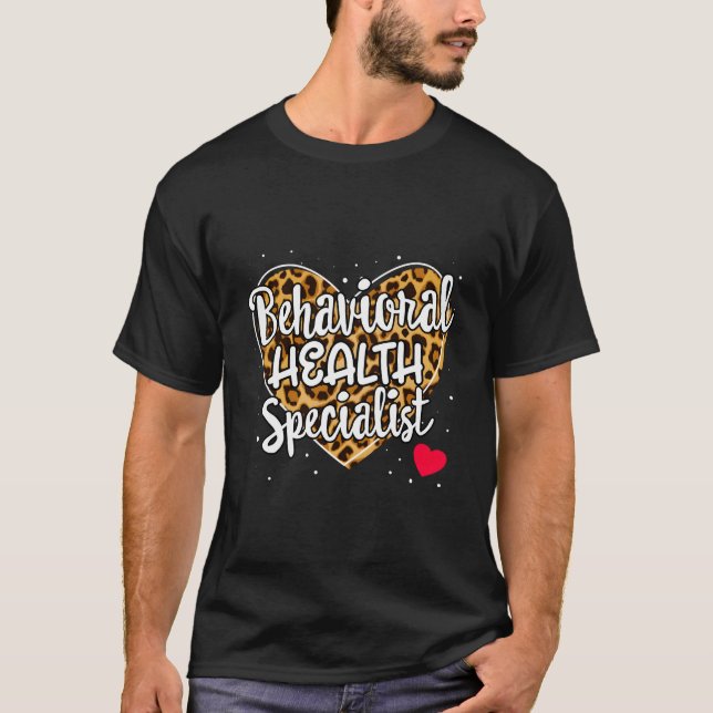 Beteendehälsospecialist Tacksamhet Sped Bh T Shirt (Framsida)