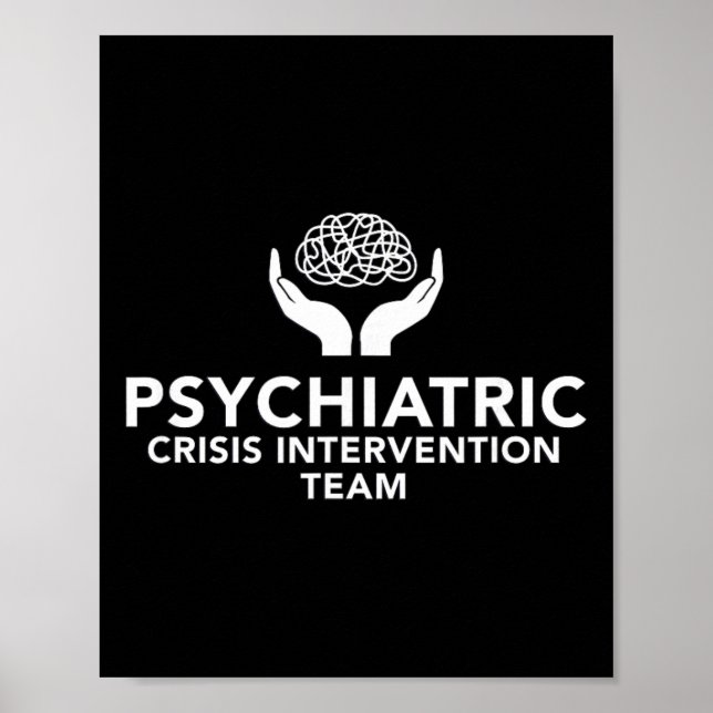 Beteendemässig och mental hälsokrisintervention T Poster (Framsidan)