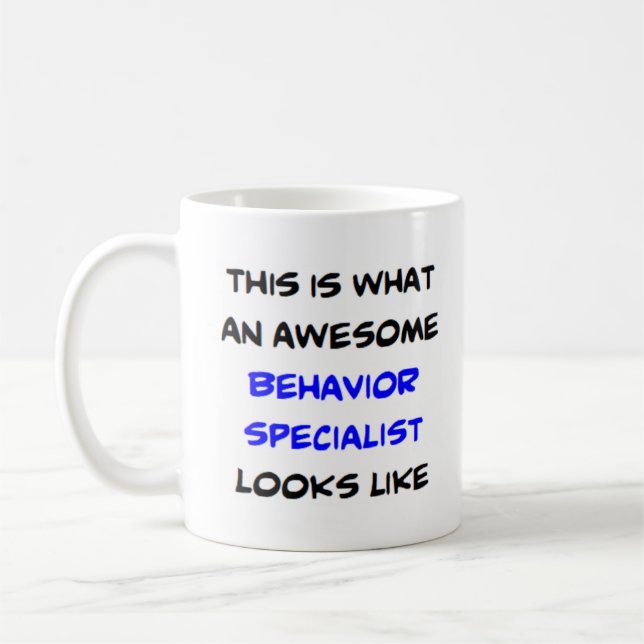 Beteendespecialist, fantastisk kaffemugg (Vänster)