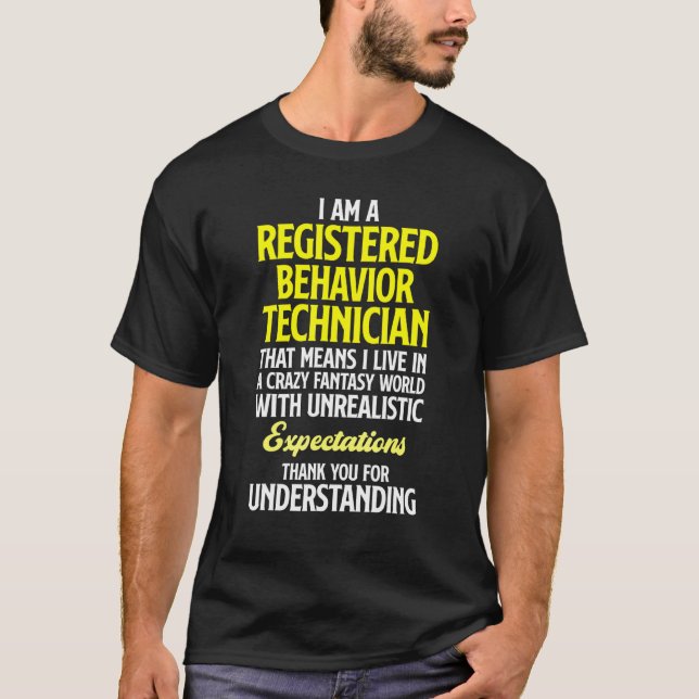 Beteendetekniker Behavioral Tech RBT 11 T Shirt (Framsida)