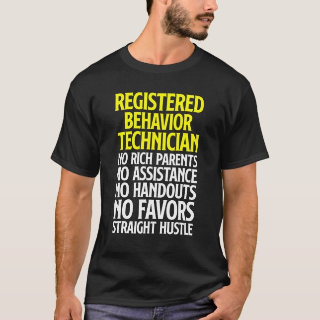 Beteendetekniker Behavioral Tech RBT 15 T Shirt (Framsida)