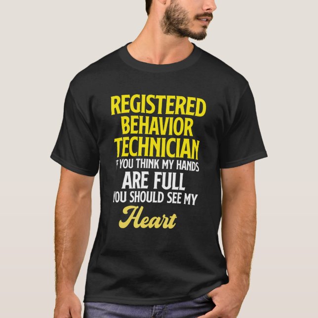 Beteendetekniker Behavioral Tech Rbt 3 T Shirt (Framsida)