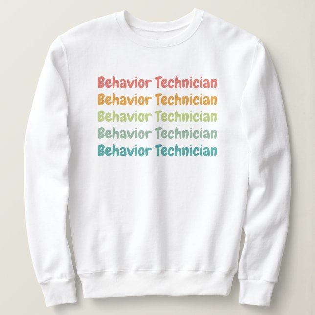 Beteendetekniker RBT Behavior Tech Retro T Shirt (Design framsida)