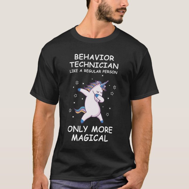 Beteendetekniker som en vanlig person  t shirt (Framsida)