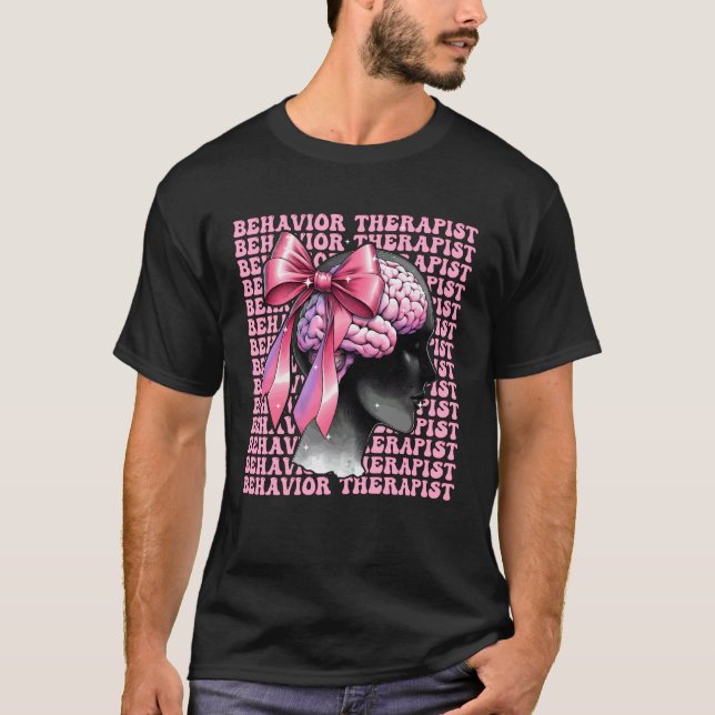 Beteendeterapeut ABA Terapeut ABA Terapi Flicka  T Shirt (Framsida)