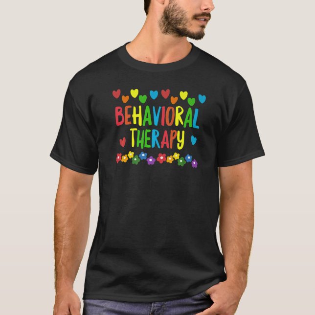 Beteendeterapi Aba Applied Beteendeanalys T Shirt (Framsida)