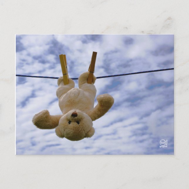 Beterschap en een dikke knuffel. vykort (Framsida)