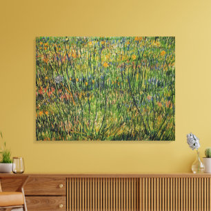 Betesmark i blom av Vincent van Gogh Canvastryck