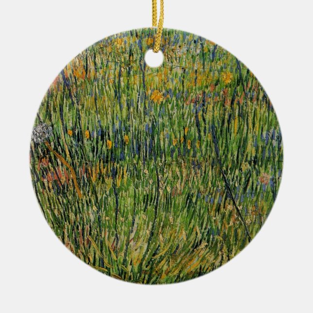 Betesmark i blom av Vincent van Gogh Julgransprydnad Keramik (Framsidan)