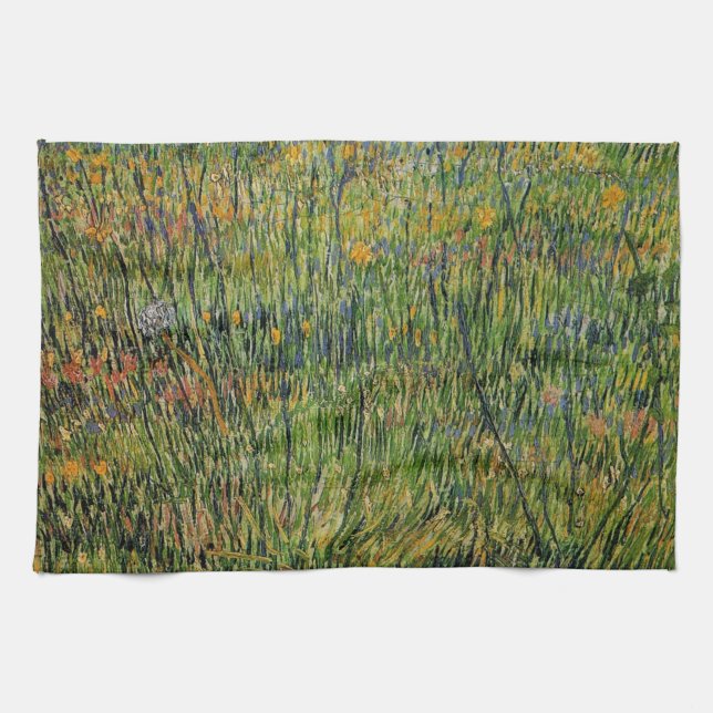 Betesmark i blom av Vincent van Gogh Kökshandduk (Horisontell)
