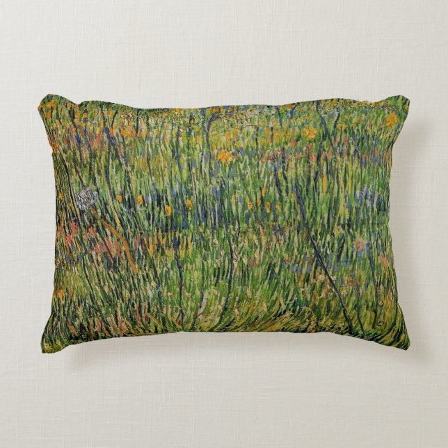 Betesmark i blom av Vincent van Gogh Prydnadskudde (Framsidan)