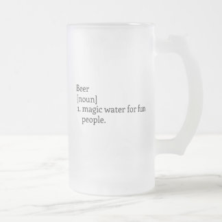 "Betet på öl." Monogram Beer Mugg