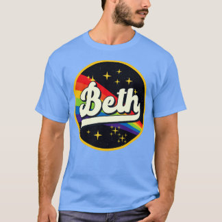 Beth Rainbow in Space Vintage Stil T Shirt