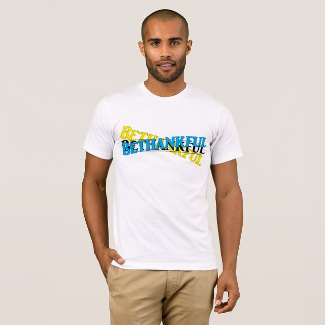 Bethankful skjorta tee shirt (Hel framsida)