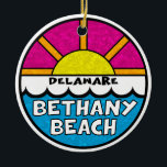 Bethany Beach Delaware Julgransprydnad Keramik<br><div class="desc">Bethany Beach Delaware</div>