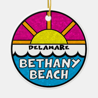 Bethany Beach Delaware Julgransprydnad Keramik