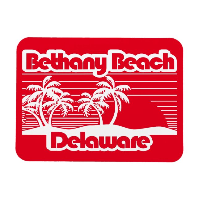Bethany Beach Delaware Magnet (Horisontell)