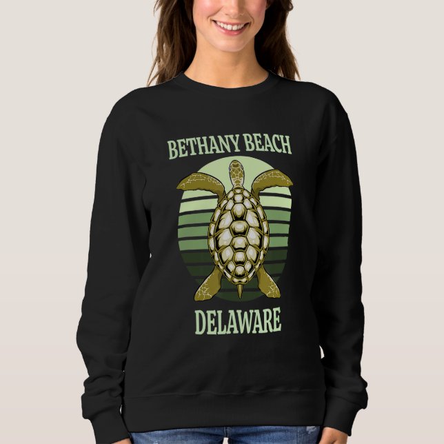 Bethany Beach Delaware Sea Turtle T Shirt (Framsida)