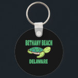 Bethany Beach Delaware Sea Turtle Thmet Nyckelring<br><div class="desc">Bethany Beach Delaware Sea Turtle Thmet</div>