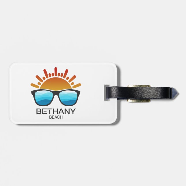 Bethany Beach Delaware Sunglasses Bagagebricka (Baksida Vågrät)
