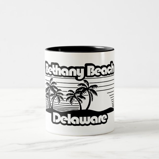 Bethany Beach Delaware Två-Tonad Mugg (Center)
