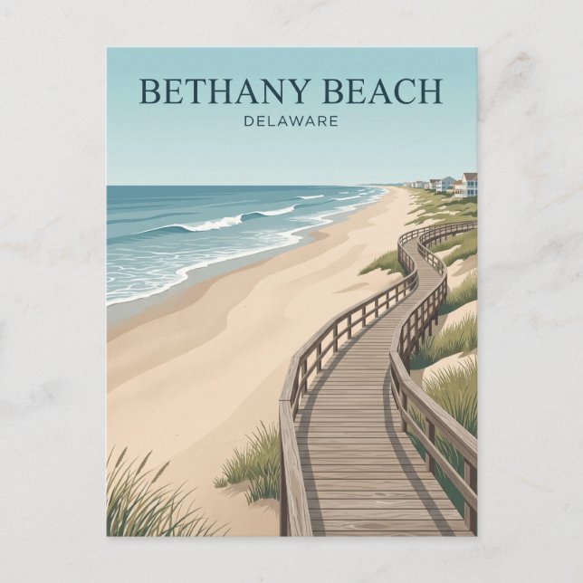 Bethany Beach, Delaware Vykort (Framsida)