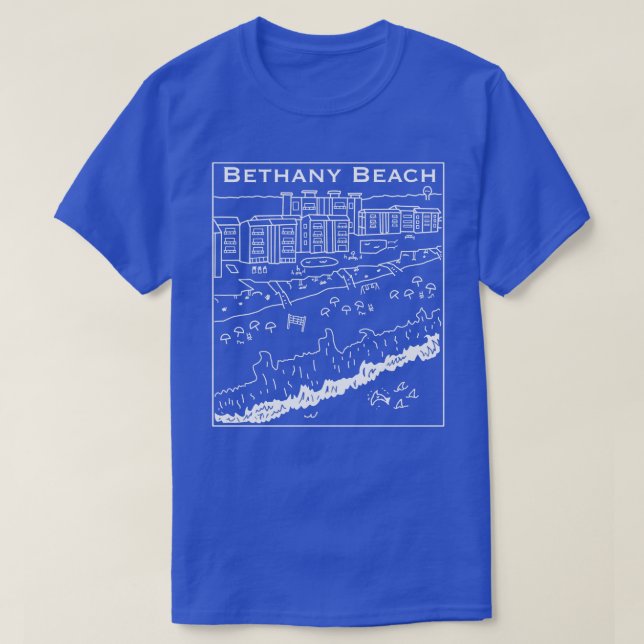 Bethany Beach Ocean View TShirt T Shirt (Design framsida)