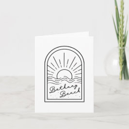 Bethany Beach Sunset Greeting Card Kort
