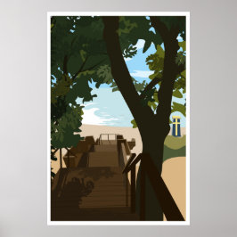 Bethany Beach Trappor Poster, 24" x 36" Poster