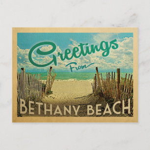 Bethany Beach Vintage Resa Vykort