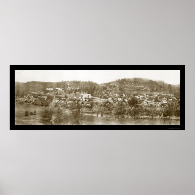 Bethany College, WV Photo 1914 Poster (Framsidan)