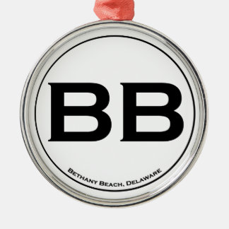 Bethany strand julgransprydnad metall