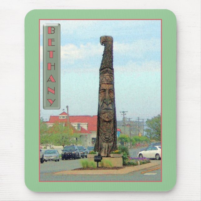 Bethany Totem Pole Mousepad Musmatta (Framsidan)