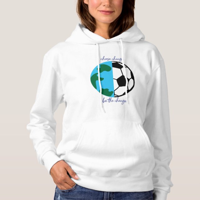 Bethechange Hoodie T Shirt (Framsida)