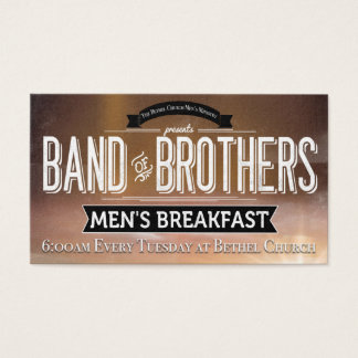 Bethel Church Band of Brothers Breakfast Visitkort
