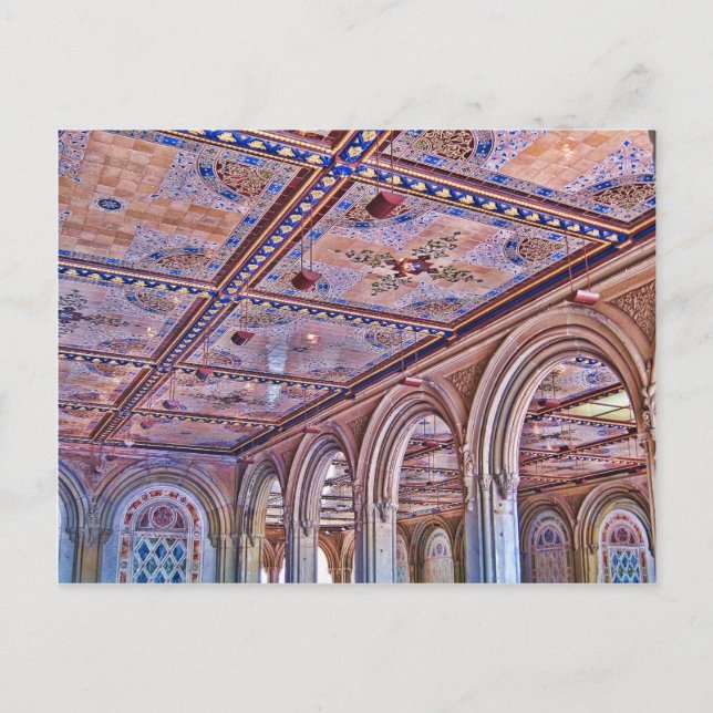Bethesda Arcade, Central Park Vykort (Framsida)