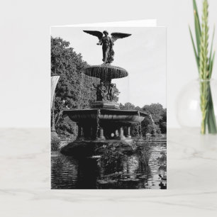 Bethesda fontän i det Central Park fotoet Kort