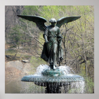 Bethesda Fontän Poster