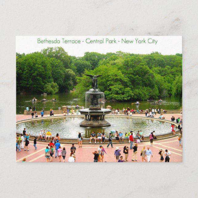 Bethesda Terrace Vykort (Framsida)