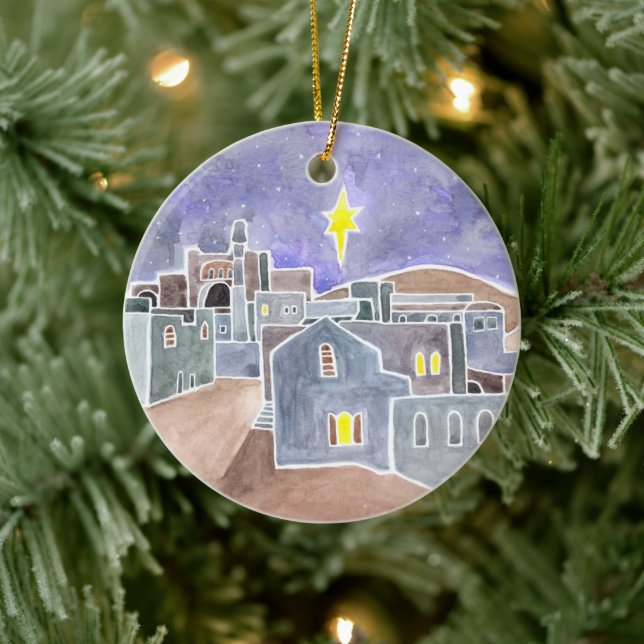 Bethlehem Ceramic Jesse Träd Ornament (Träd)