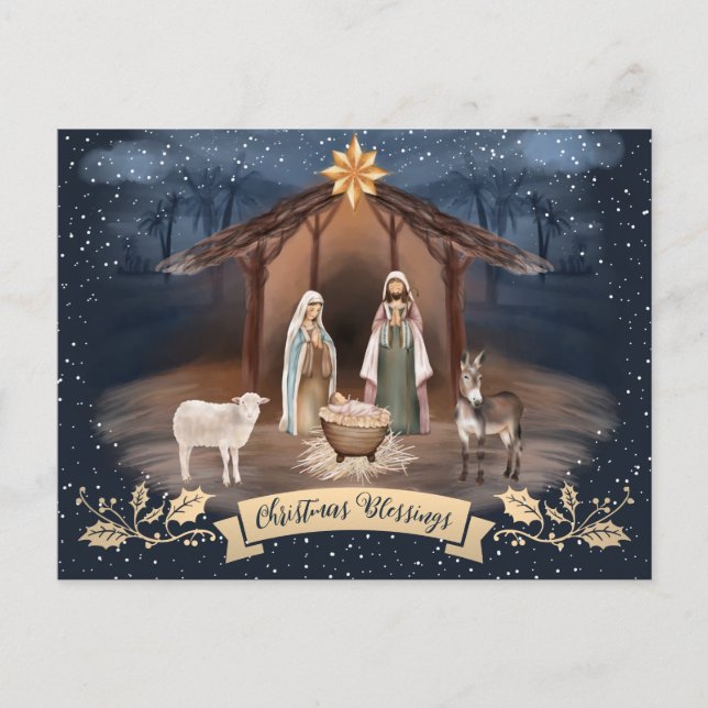 Bethlehem Christian NITY julvykort Helg Vykort (Framsida)