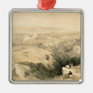 Bethlehem den April 6e 1839, pläterar 85 från Julgransprydnad Metall