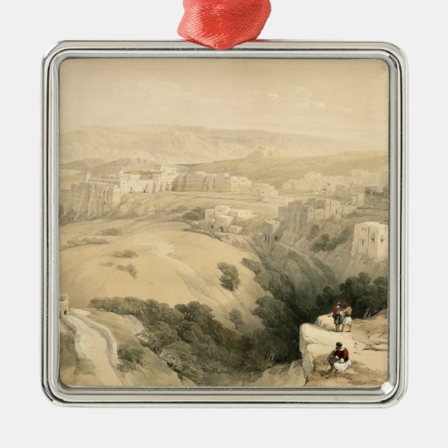 Bethlehem den April 6e 1839, pläterar 85 från Julgransprydnad Metall (Framsidan)