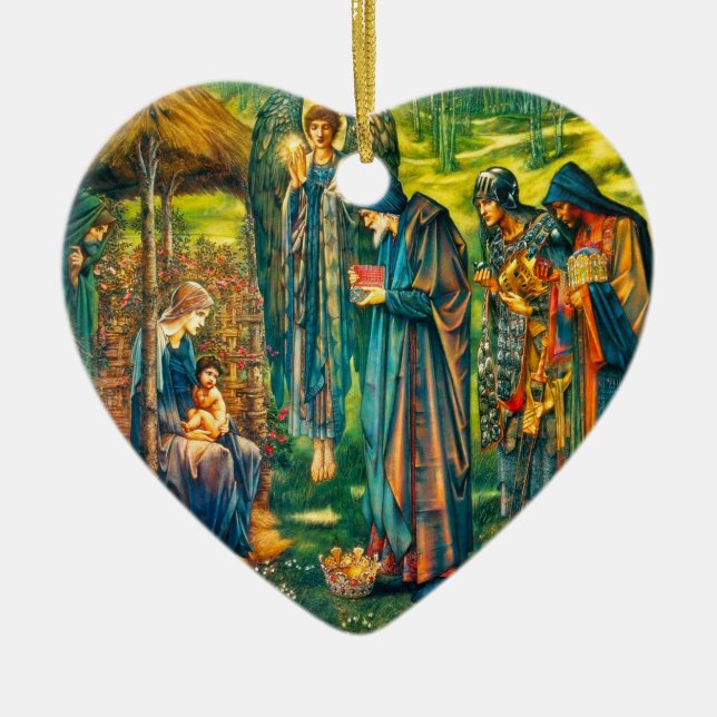 Bethlehem Heart-stjärnan Julgransprydnad Keramik (Framsidan)