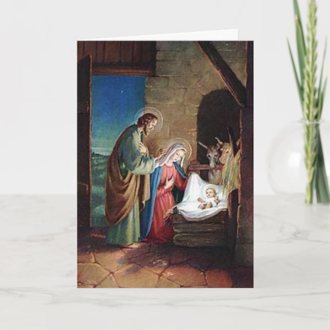Bethlehem-julkort Helgkort (Framsida)