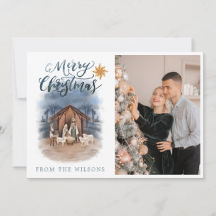 Bethlehem Ntivity Helgdag Card Julkort
