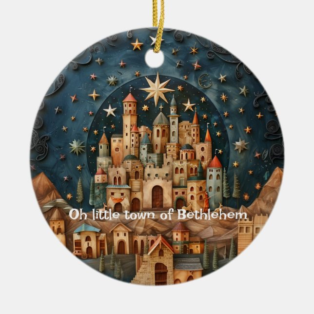 Bethlehem-Personligen Ornament (Framsidan)