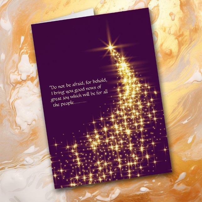 Bethlehem Star Cascade-julkort Hälsningskort (Skapare uppladdad)