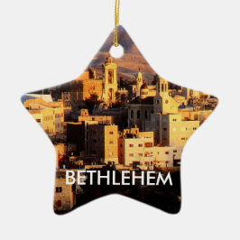 Bethlehem stjärnaprydnad julgransprydnad keramik