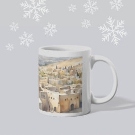 Bethlehem Watercolor Mugg - Timless Heliga Land Gi